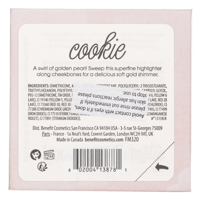 Benefit Cookie Golden Pearl Highlighter 8g/0.28oz