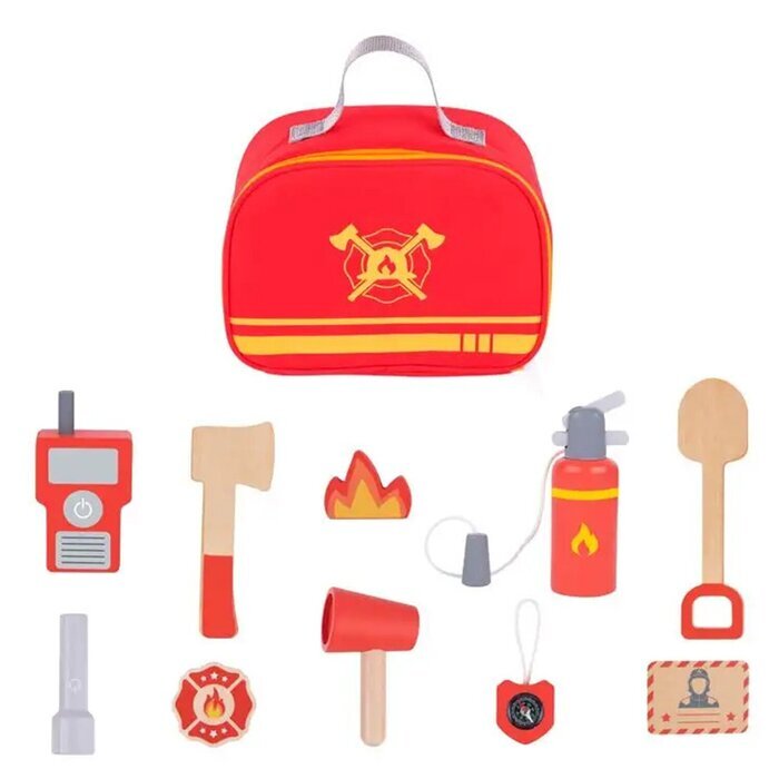 Tooky Toy Co Little Firefighter Play Set 22x16x10cm