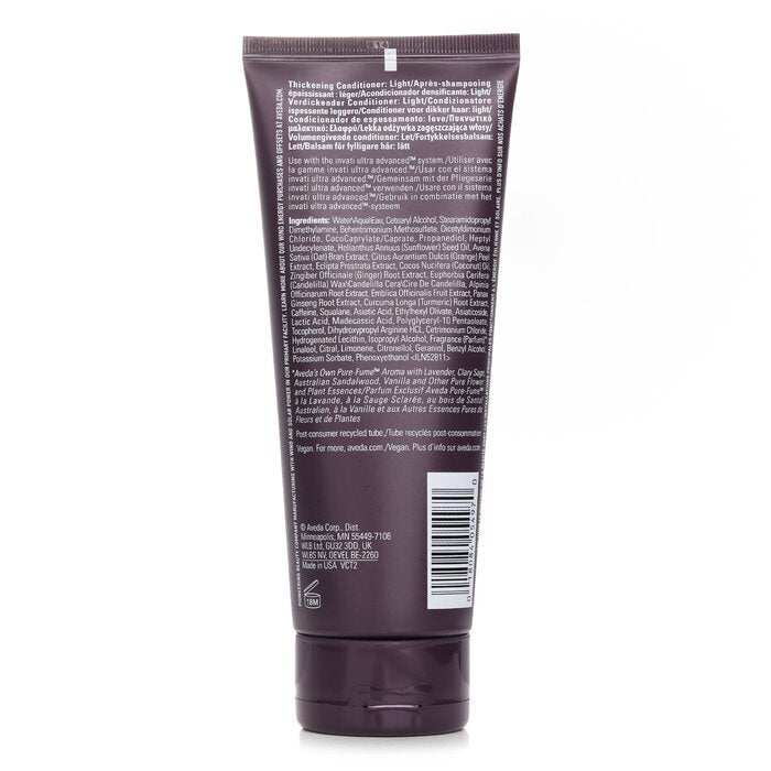 Aveda Invati Ultra Advanced Thickening Conditioner Light (For Thinning Hair) 200ml