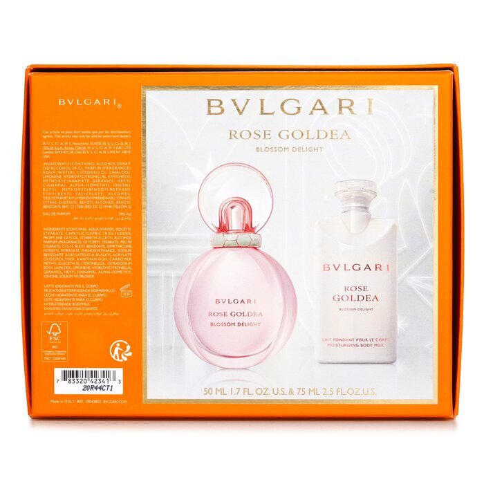 Bvlgari Rose Goldea Blossom Delight Xmas Set: Eau De Parfum 50ml + Body Lotion 75ml 2pcs