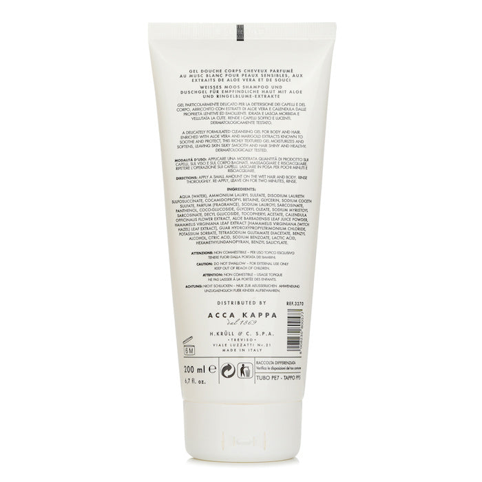 Acca Kappa White Moss Shampoo & Shower Gel 200ml