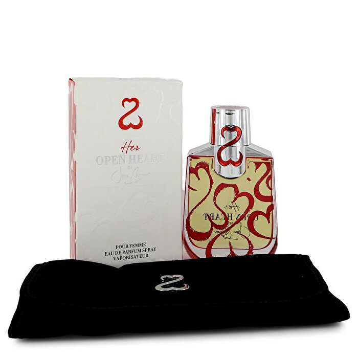 Jane Seymour Her Open Heart Eau De Parfum Spray with Free Jewelry Roll 100ml/3.4oz