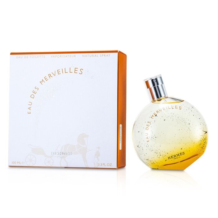 Hermes Eau Des Merveilles Eau De Toilette Spray 100ml/3.3oz