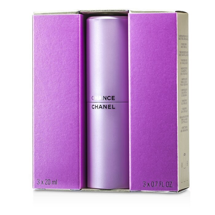 Chanel Chance Twist & Spray Eau De Toilette 3x20ml/0.7oz