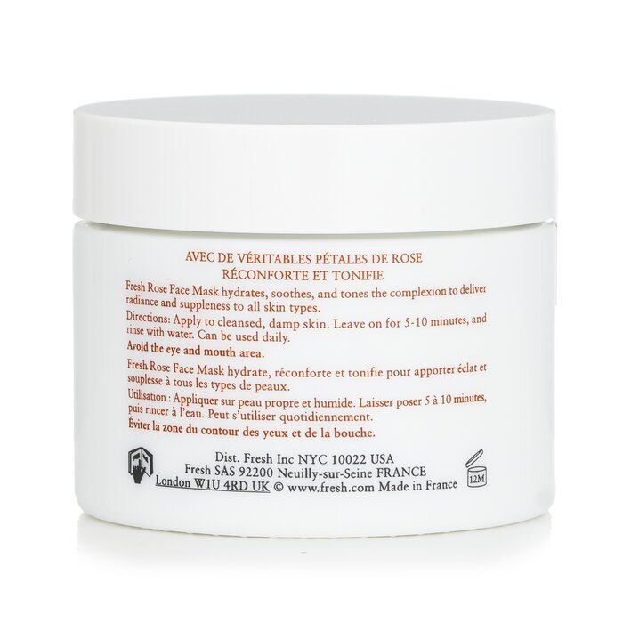 Fresh Rose Face Mask 100ml/3.5oz