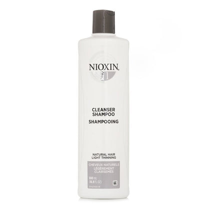 Nioxin Derma Purifying System 1 Cleanser Shampoo (Natural Hair, Light Thinning)(Random Packaging) 500ml/16.9oz