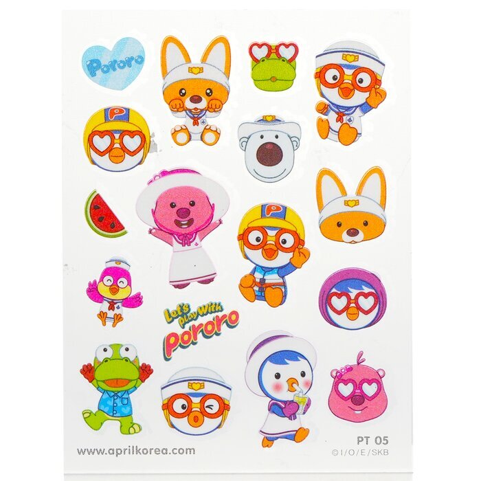 April Korea Pororo Body Sticker - # PT05 1pc