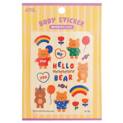April Korea April Body Sticker - # AT 02 1pc