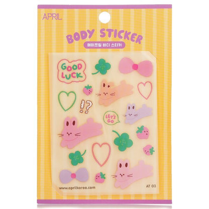April Korea April Body Sticker - # AT 03 1pc
