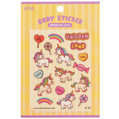 April Korea April Body Sticker - # AT 05 1pc