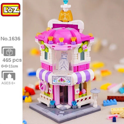 LOZ Mini Blocks - BridaShop Building Bricks Set 19.5x16.5x4.5cm