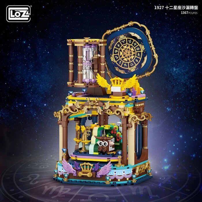 LOZ Mini - Zodiac Hourglass Building Bricks Set 31 x 23 x 9 cm