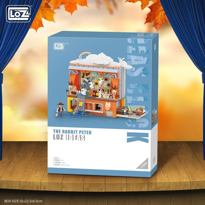 LOZ Mini Block - The Rabbit Peter Theater Building Bricks Set 31 x 23 x 9 cm