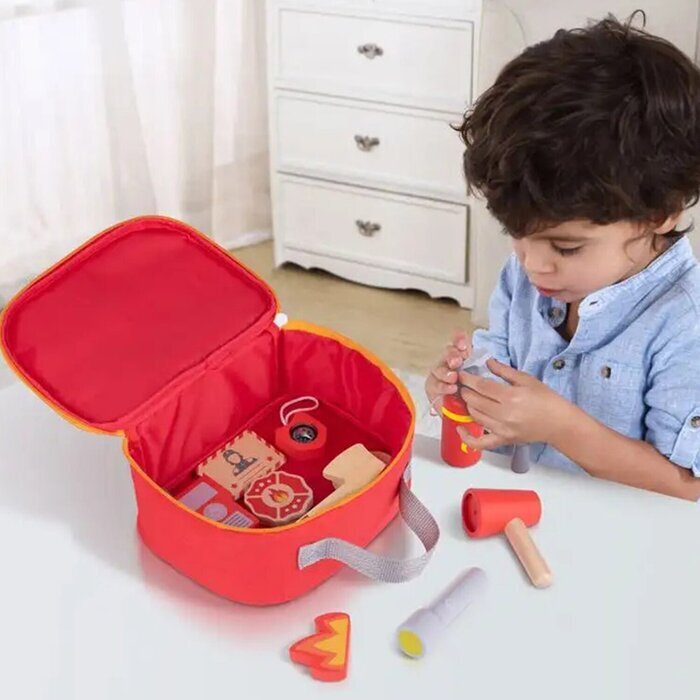 Tooky Toy Co Little Firefighter Play Set 22x16x10cm