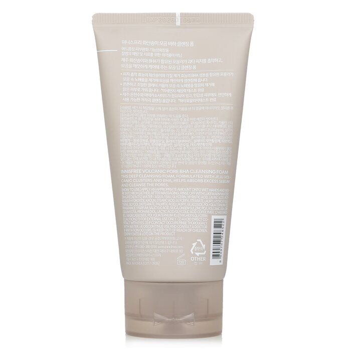 Innisfree Volcanic Pore BHA Cleansing Foam 150g/5.29oz