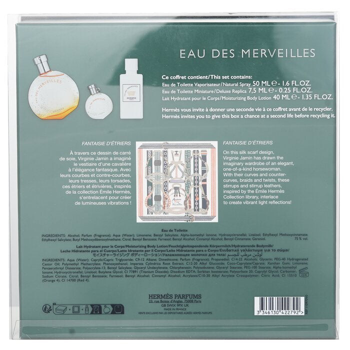 Hermes Eau Des Merveilles Coffret 3pcs