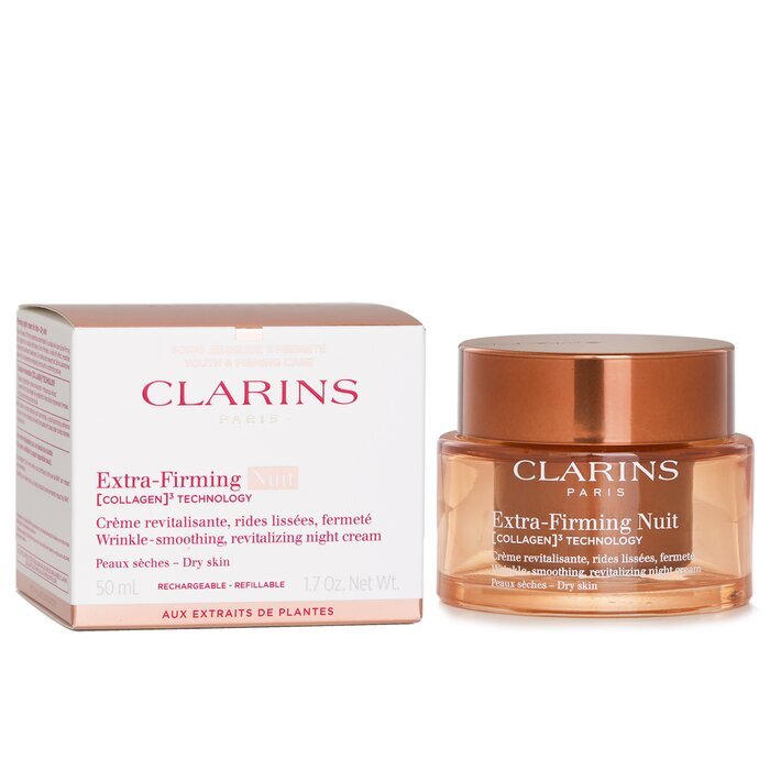 Clarins Extra Firming Creme Nuit Wrinkle Smoothing Revitalizing Night Cream (Dry Skin) 50ml