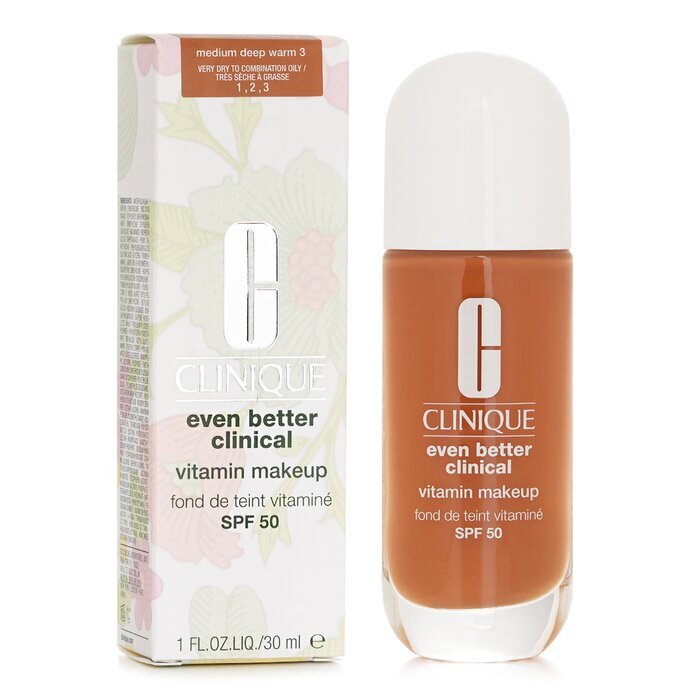 Clinique Even Better Clinical Vitamin MakeUp Foundation SPF 50 - # 3 Medium Deep Warm 30ml