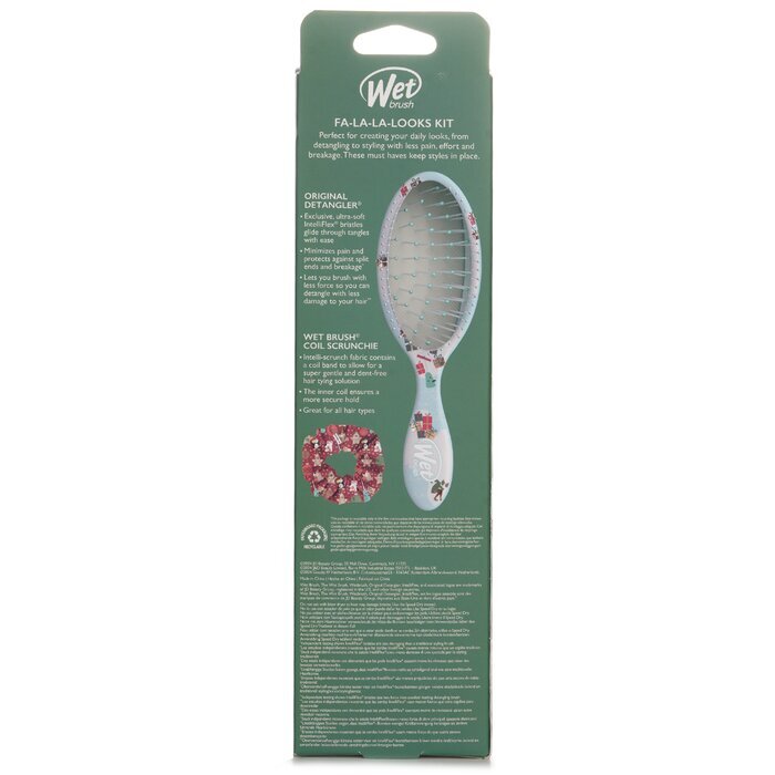 Wet Brush Original Detangler Elf + Scrunchie Hair Brush 1pc