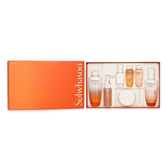 Sulwhasoo Essential Firming Care Set: Essential Revitalizing Water EX 150ml+Essential Revitalizing Emulsion EX 125ml+Essential Firming 3pcs