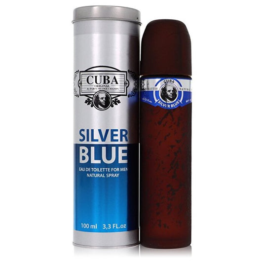 Fragluxe Cuba Silver Blue Eau De Toilette Spray 100ml/3.3oz