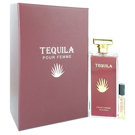 Tequila Perfumes Tequila Pour Femme Red Eau De Parfum Spray + Free Mini Eau De Parfum Spray 3.3 oz 100ml/3.3oz