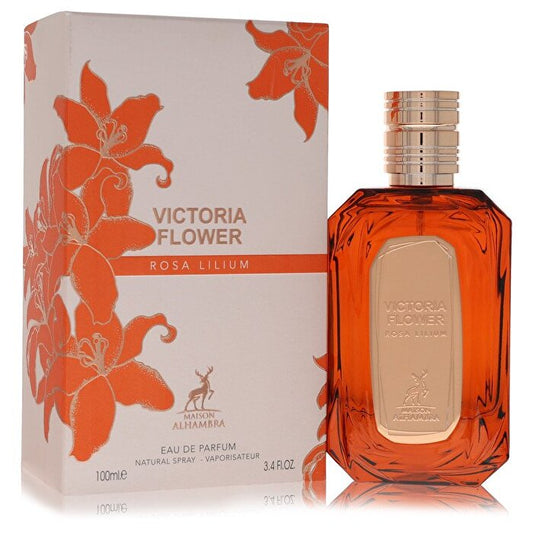 Maison Alhambra Victoria Flower Rosa Lilium Eau De Parfum Spray 100ml/3.4oz