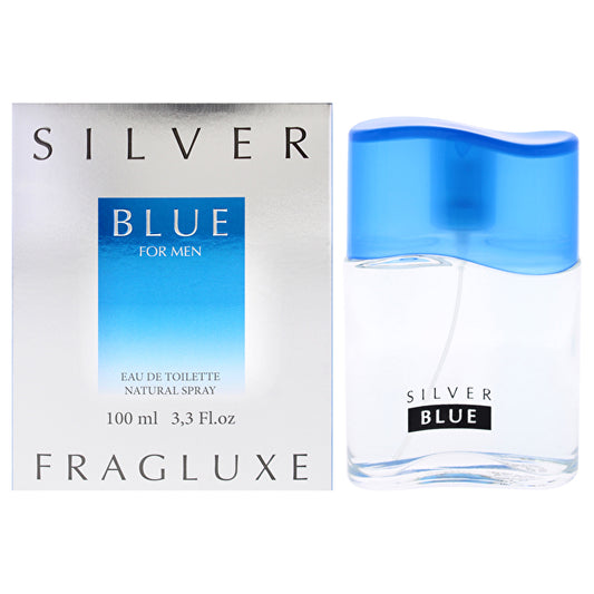 Fragluxe Silver Blue Eau De Toilette Spray 100ml/3.3oz
