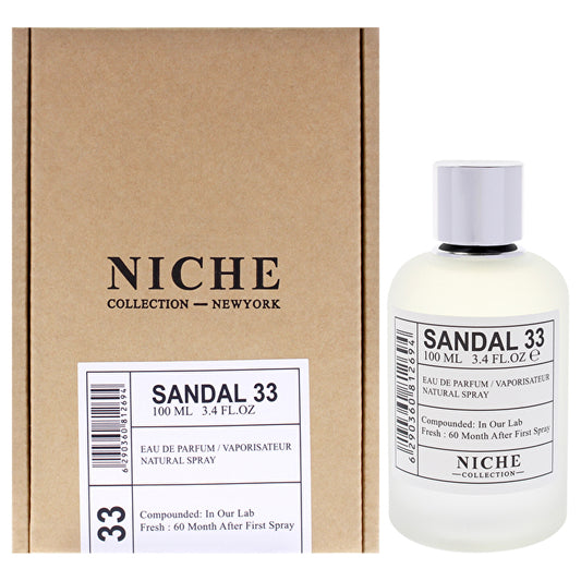 Khalis Sandal 33 Niche Collection Eau De Parfum Spray 100ml/3.4oz