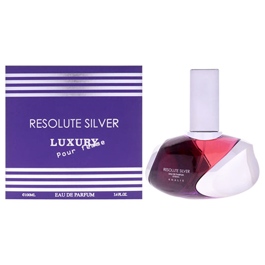 Khalis Resolute Silver Luxury Collection Eau De Parfum Spray 100ml/3.4oz