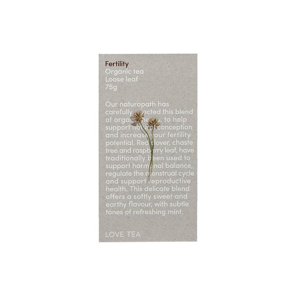 Love Tea Organic Fertility Tea Loose Leaf 75g
