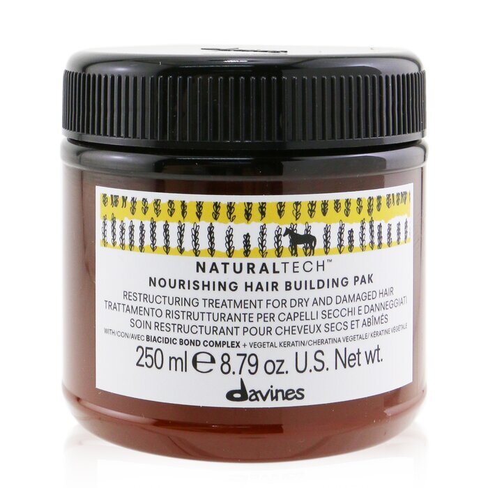 Davines Natural Tech Nourishing Hair Building Pak (For Dry, Damaged Hair) 250ml/8.79oz