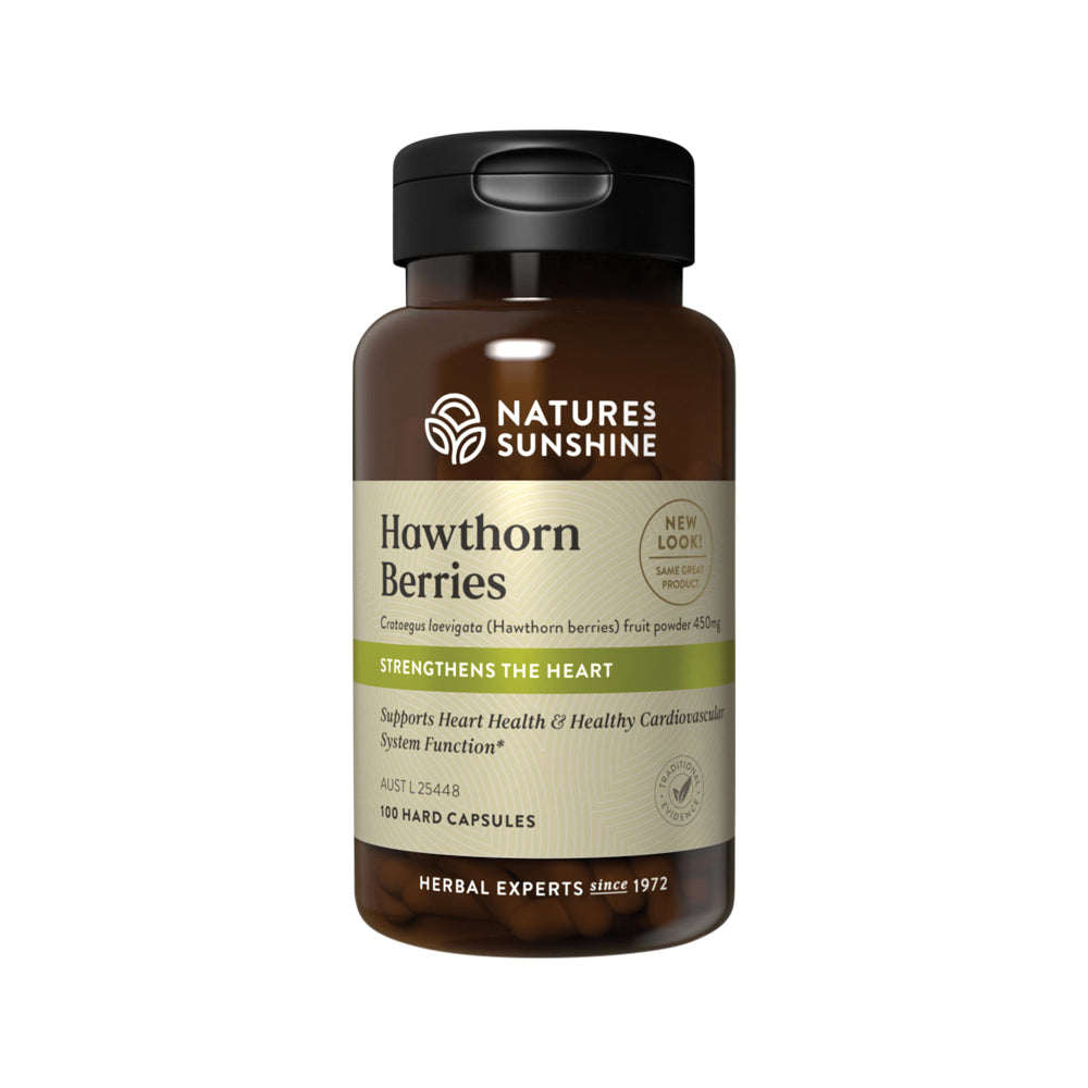 Nature's Sunshine Hawthorn Berries 450mg 100c